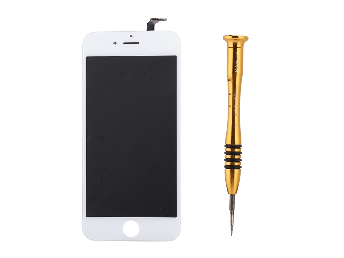 Conjunto De Pantalla Táctil Digital Lcd De Reemplazo Con Herramientas De Destornillador Para Iphone 6 Blanco