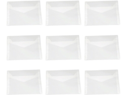 Conjunto De 50 Envelopes Translúcidos Para Convites, Cartões E Documentos - Elegantes E Multifuncionais.