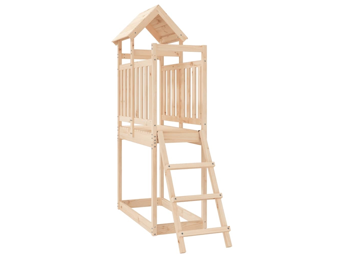 Parque Infantil De Exterior VIDAXL Marrón Madera (53x110x214 cm)