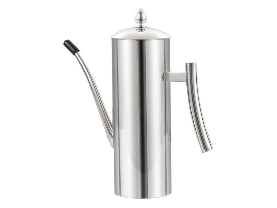 Dispensador de aceite de acero inoxidable 304, a prueba de fugas, boquilla larga, 1000 ml, para uso en cocina, vinagre, salsa de soja | Sin marca