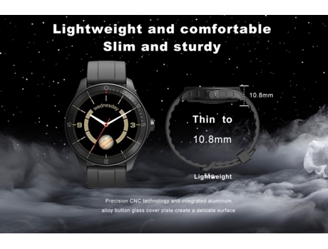 SmartWatch para Hombres Responder Llamadas y Monitorear con Android IOS Negro VEANXIN