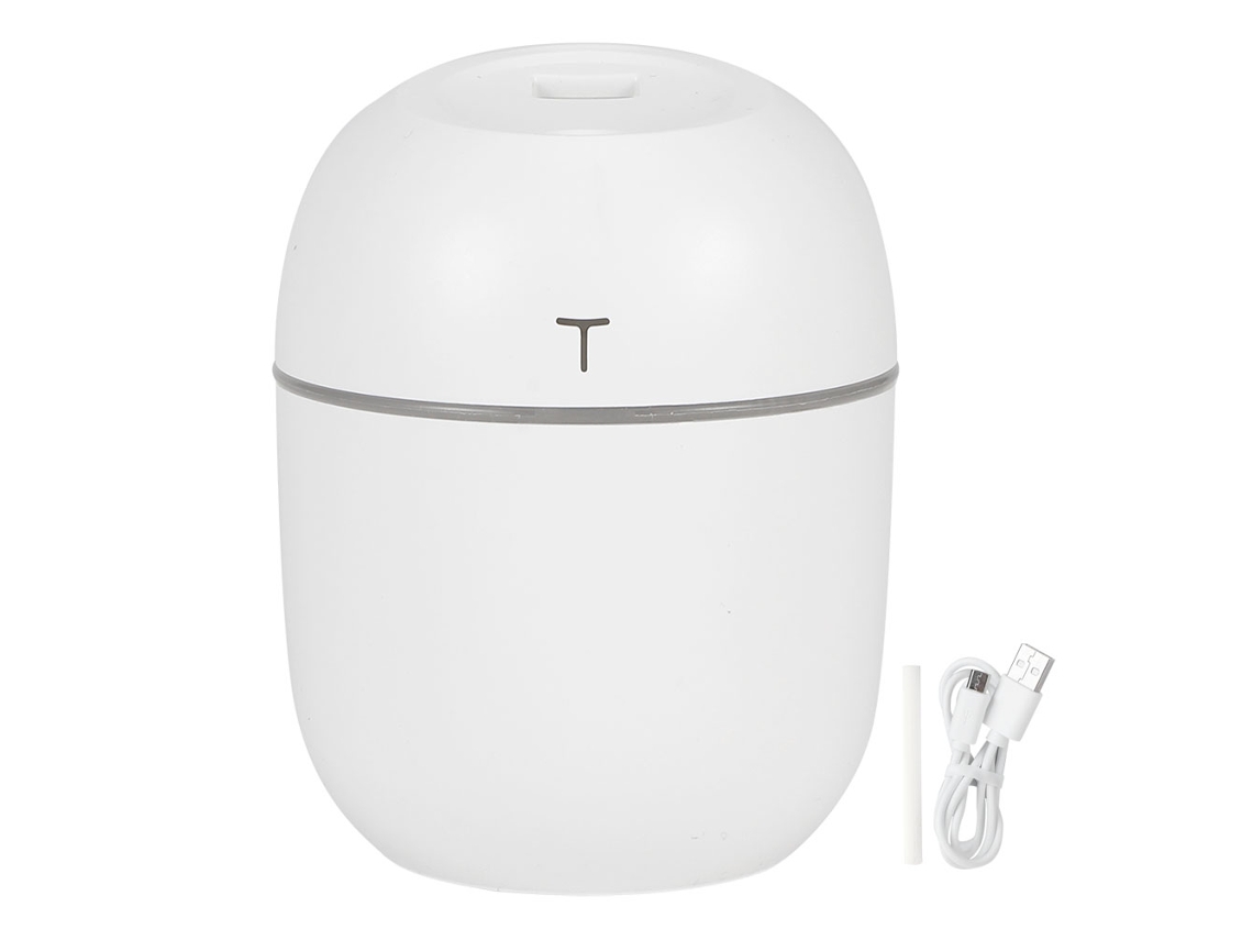 Humidificador de escritorio Mdug 220mini con fuente de alimentación USB, blanco