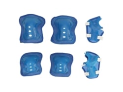 2026-conjunto De Protectores De Rodilla Y Codo Para Niños Espuma Suave Transpirable Para Patinaje En Línea Skateboard Ciclismo Azul