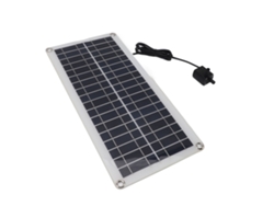 Kit de bomba de agua solar, fuente ecológica, 50 W, panel policristalino