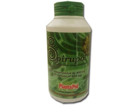 Complemento Alimentar PLANTA POL Espirulina (Citrus, Uva - 150 Comprimidos)