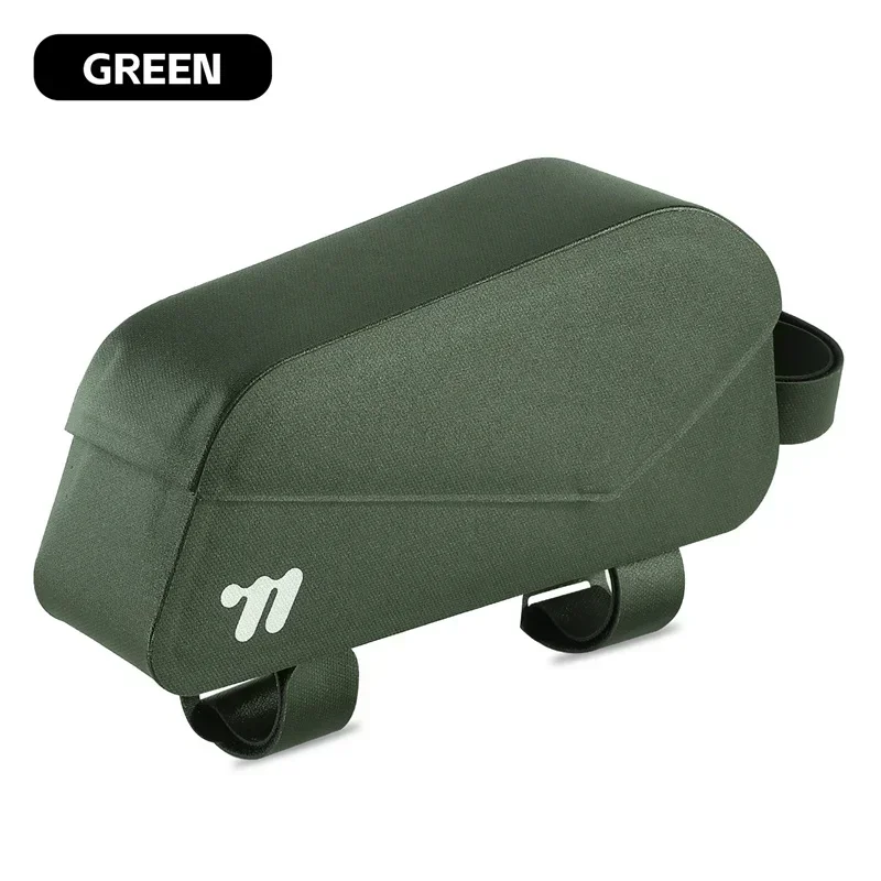 (verde, 1 L) Bolsa Para Portaequipaje Delantero De Bicicleta, Impermeable, Bolsa Magnética Para Tubo Superior, Equipo De Bicicleta