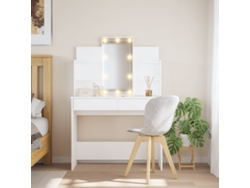 Tocador Luces Led Inox Blanco (96x40x142cm)