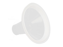 Flange De Bomba De Leite Flexível Silicone Macio Anti-vazamento Borda Branca 27mm