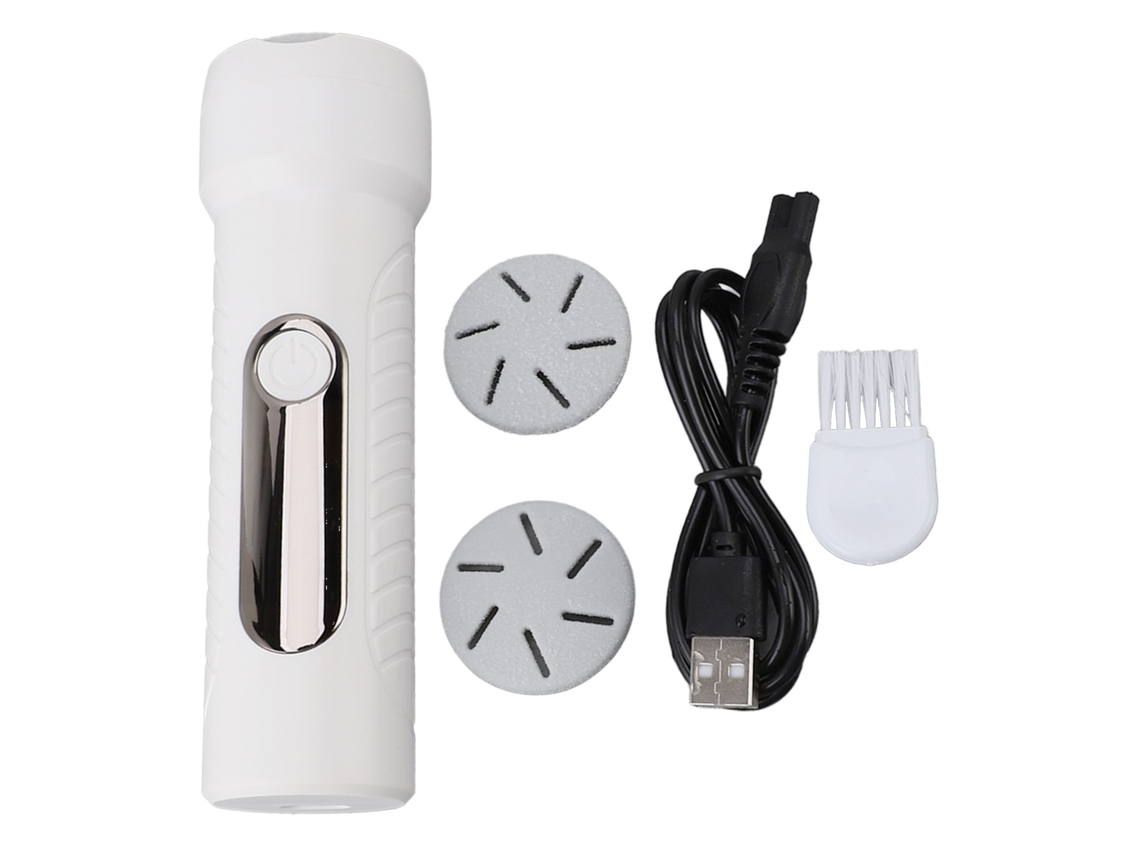 Quitamieluscos Eléctrico Con 3 Cabezales De Lija, Pantalla Lcd, Impermeable Ipx5, Recargable, Lija Para Pies, Exfoliante Eléctrico