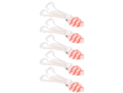 Señuelo De Pulpo Suave Y Luminoso Con Faldón De Calamar Para Pesca En Agua Salada, De Aproximadamente 18 Cm/7,1 Pulgadas.