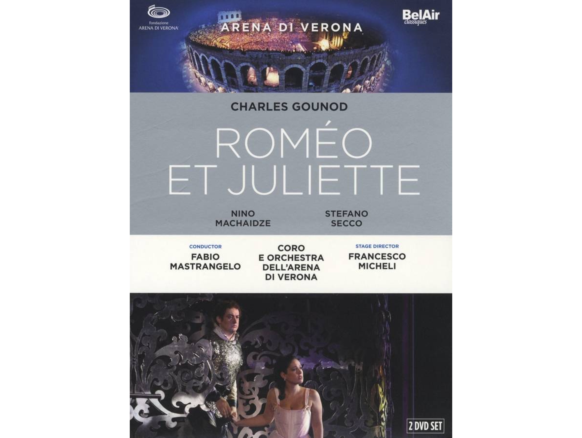 DVD-Video Album Machaidze/Secco/Mastrangelo/Arena Di Verona/Michel - Romeo Et Juliette (2 CDs)