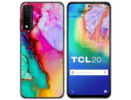 Carcasa TCL 20 5G TUMUNDOSMARTPHONE Dibujos Multicolor