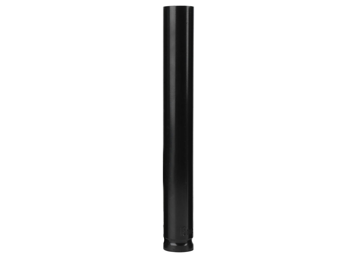 Vaso Hexagonal Extendido De Acero Al Carbono De 200 Mm Con Revestimiento De Fosfato Negro Para Taladros Eléctricos De 18 Mm.