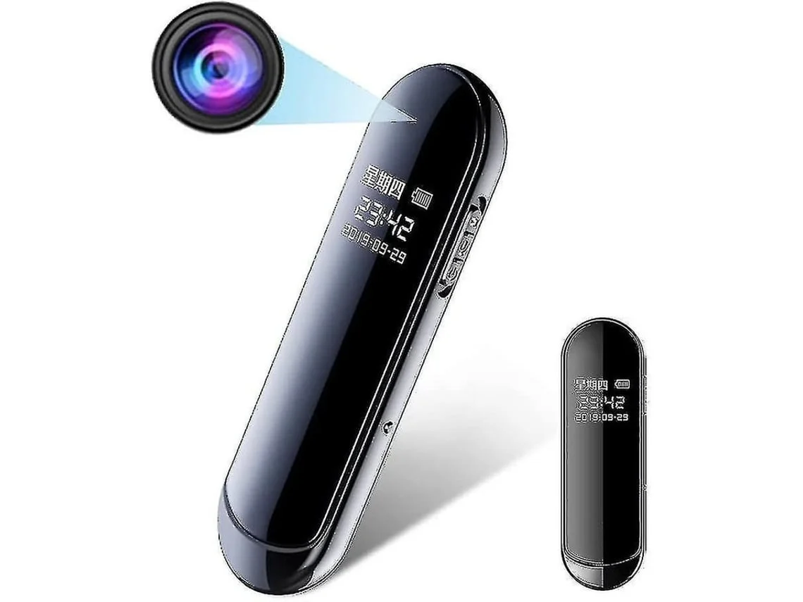Cámara Oculta Full HD 1080P Cámara De Vigilancia Grabación De Video/Audio Cámara De Seguridad-256Gbnegro YEMAESRE
