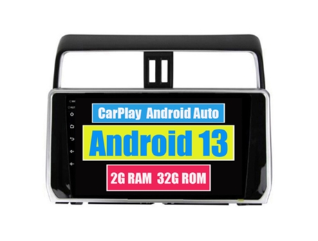 Autoradio Multimedia ROVERONE para Toyota Land Cruiser Prado 150 2018 - 2020 CarPlay Android Coche Radio Bluetooth Navegación