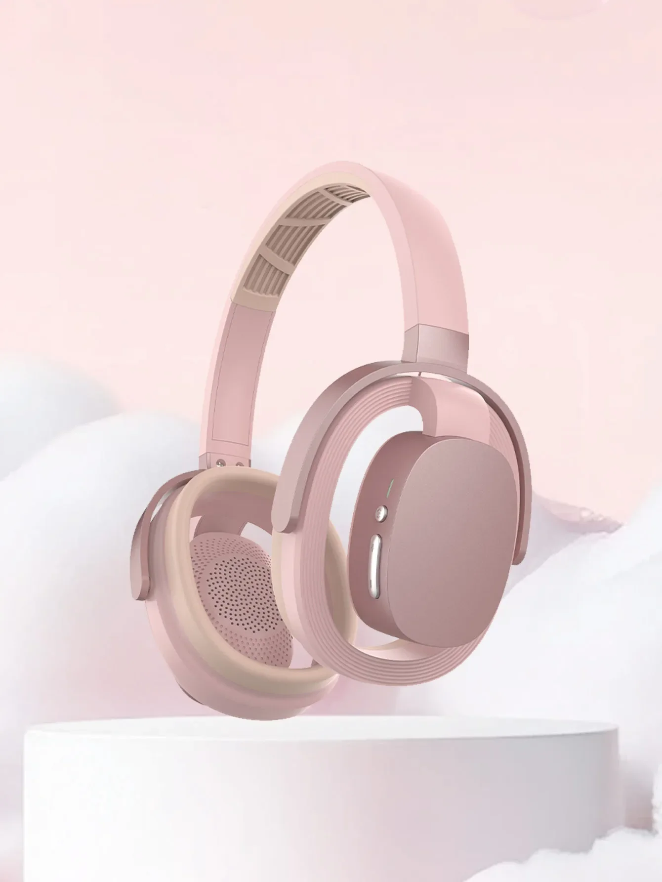 (rosa) Auriculares Inalámbricos Bluetooth Abiertos, Larga Vida Útil, Calidad De Sonido Hifi