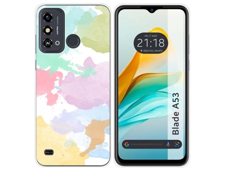 Funda Silicona para Zte Blade A53 diseño Acuarela 11 Dibujos