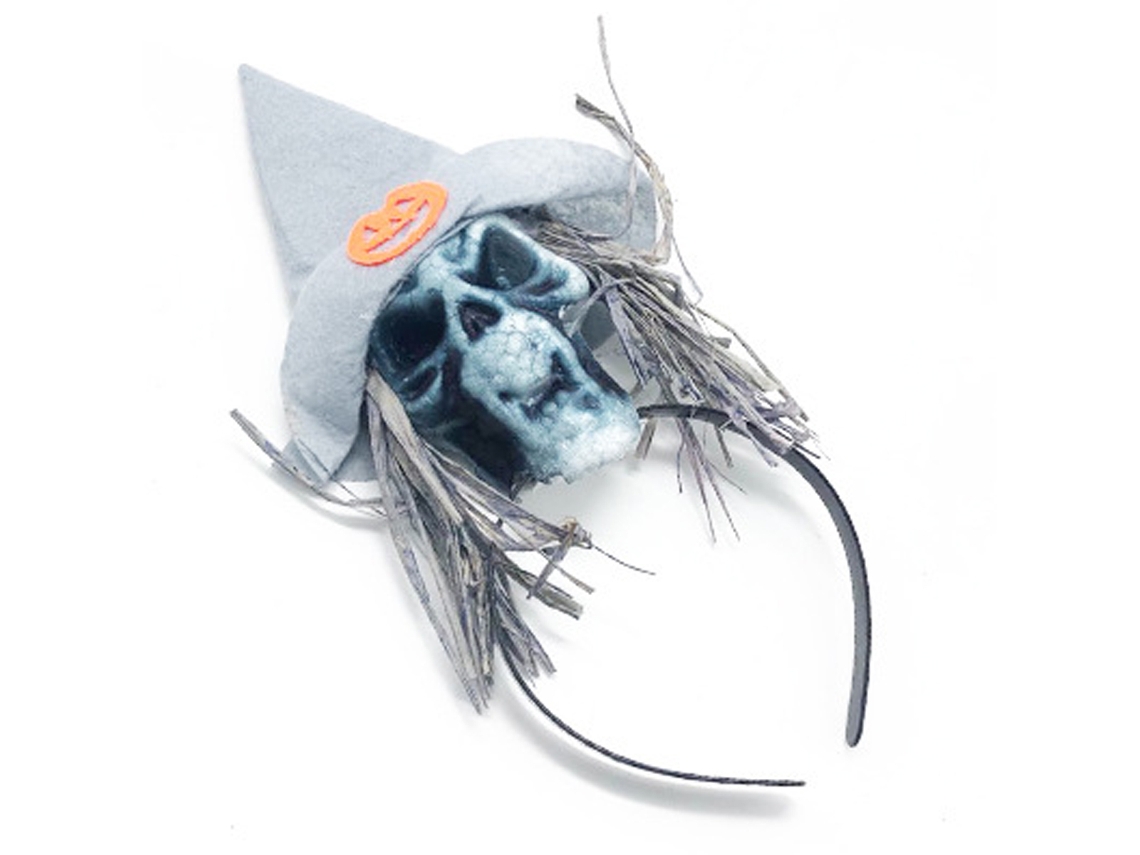 Diadema de Halloween, diadema negra con calavera, accesorio de fiesta para mujeres NEVEANCE