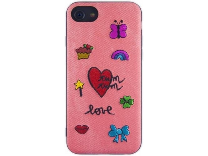 Funda iPhone 6, 6s, 7, 8 SILVIA TOSI Embroidered Tumtum Multicolor