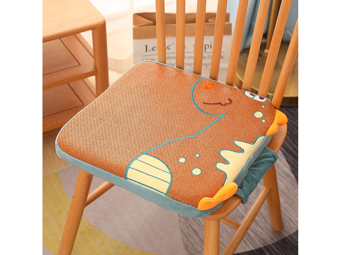 Asiento elevador antideslizante y extraíble para silla de comedor Eifson, 5 cm (tapete de dinosaurio)