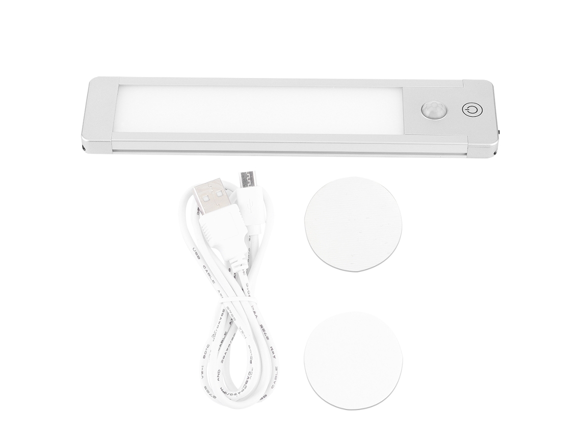 Lámpara de inmersión corporal LED 2026 para armario con carga USB, luz de armario y sensor para el hogar.