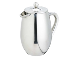 Cafeteira de Parede Dupla em Aço Inoxidável Prateadola Cafetiere