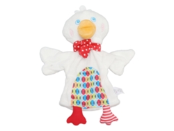 Manta de seguridad para bebé con peluche de animal, manta para abrazar al bebé con diseño de dibujos animados