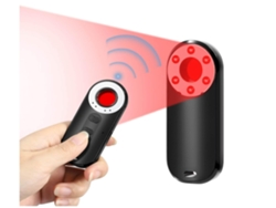 Detector de cámara oculta, buscador de dispositivos espía con alarma vibratoria, rastreador GPS, escáner de RF y errores, señal gratuita USHION