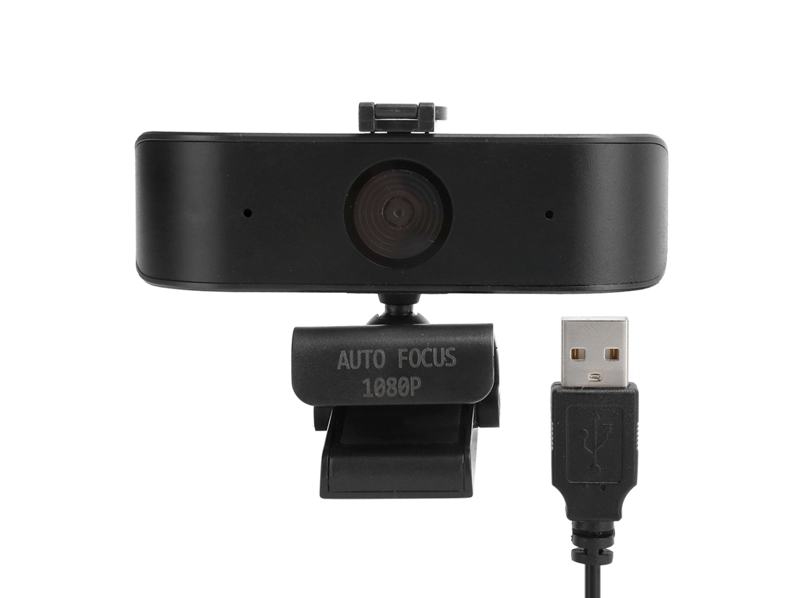 Cámara Web Usb 1080p Para Ordenador Con Micrófono Y Tapa De Objetivo Para Videoconferencias Y Clases Online.
