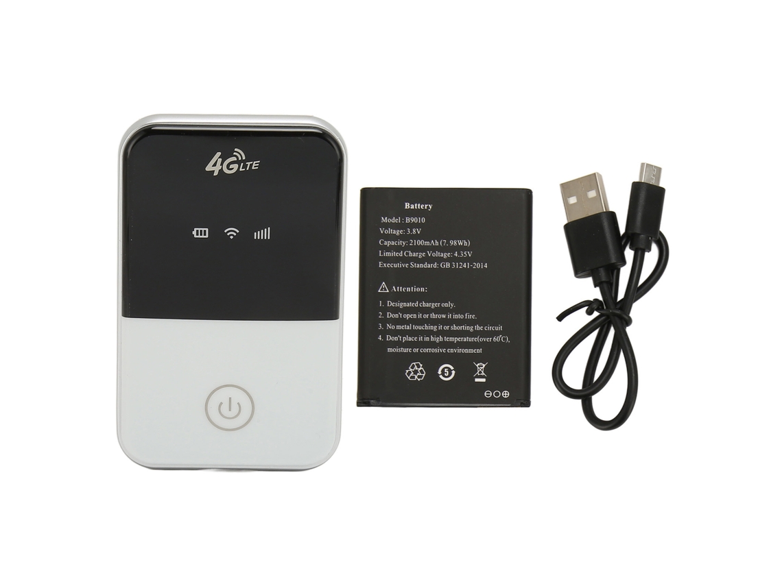 Router Wifi Portátil 4g Lte Hotspot Móvil Con Tarjeta Sim, Soporte 8 Usuarios, Versión Asiática