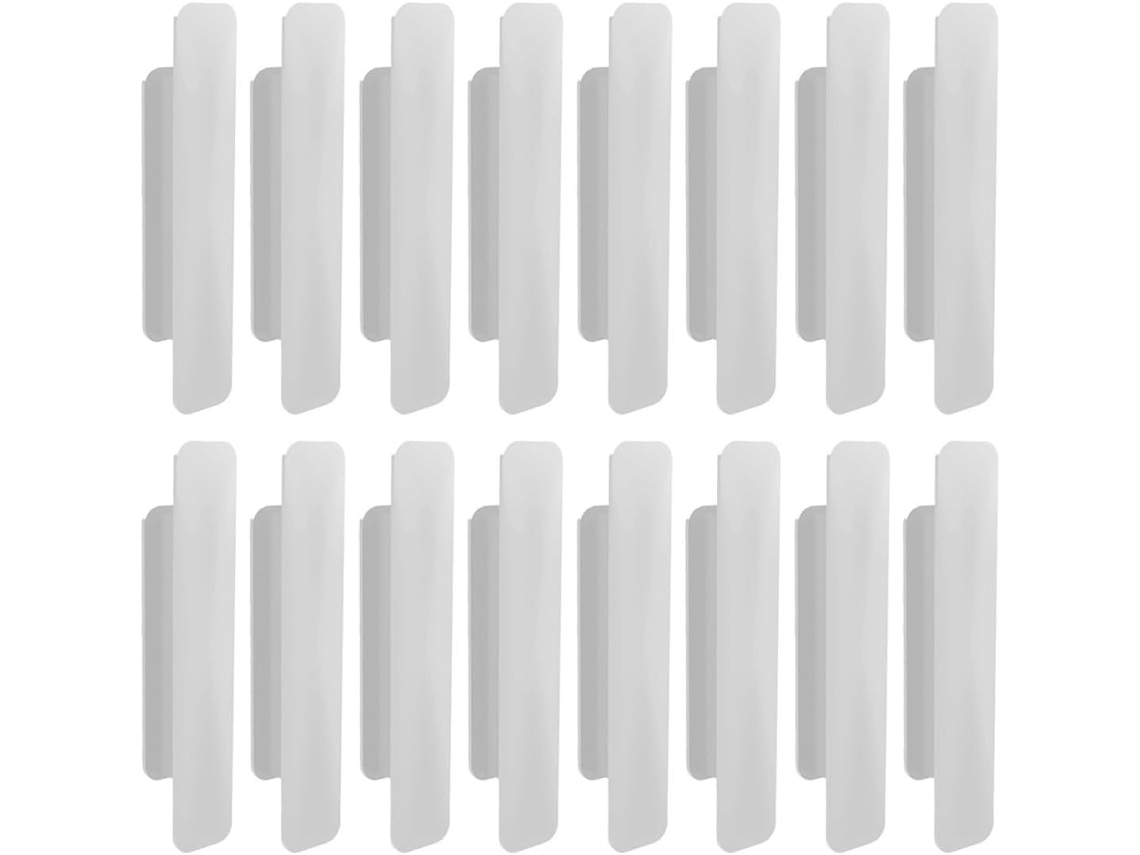 8 Pares De Manijas De Puerta Adhesivas De Plástico De Fácil Agarre Y Apertura.