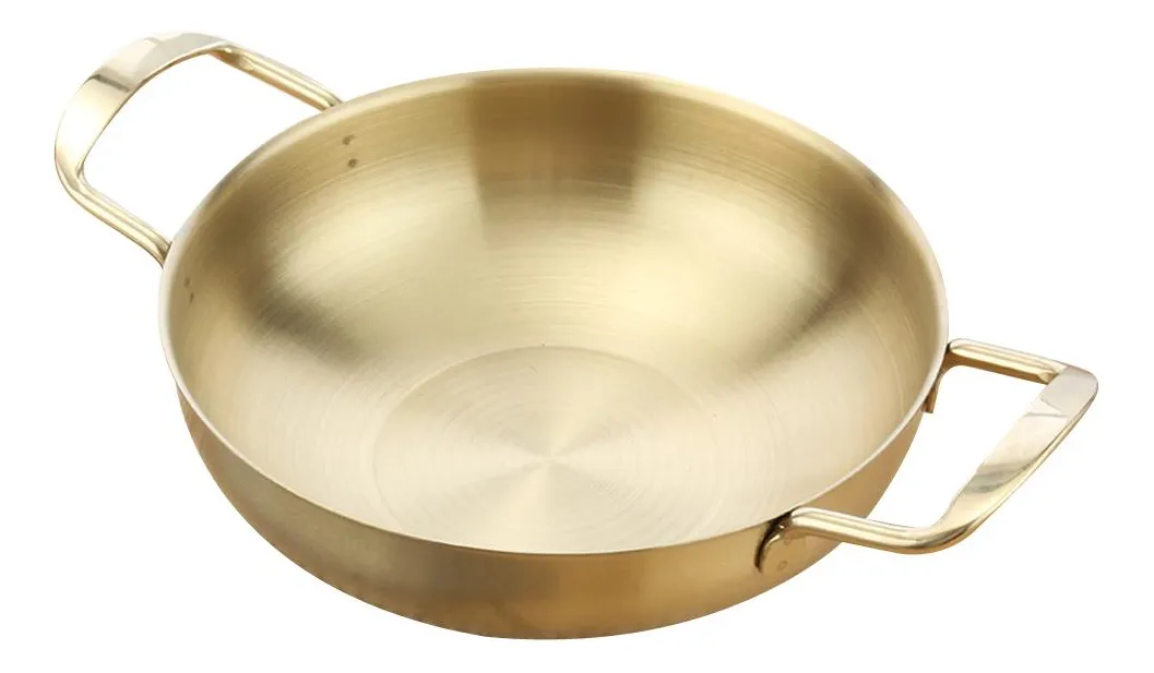 Olla caliente de cobre antigua de Pekín, Shabu Shabu, azul, Potvayotoy