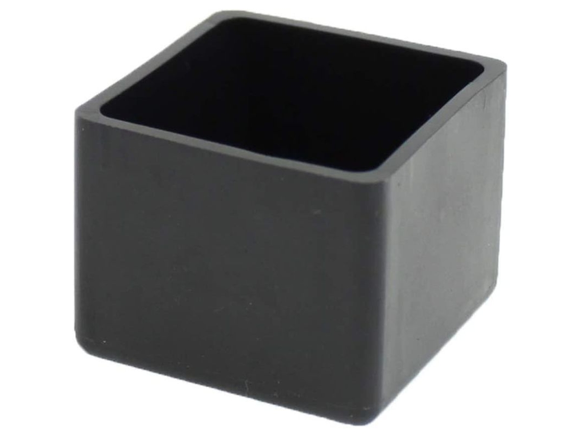 Tapones De Goma Cuadrados De 25 Mm Para Patas De Mesas, Sillas Y Muebles - Paquete De 16