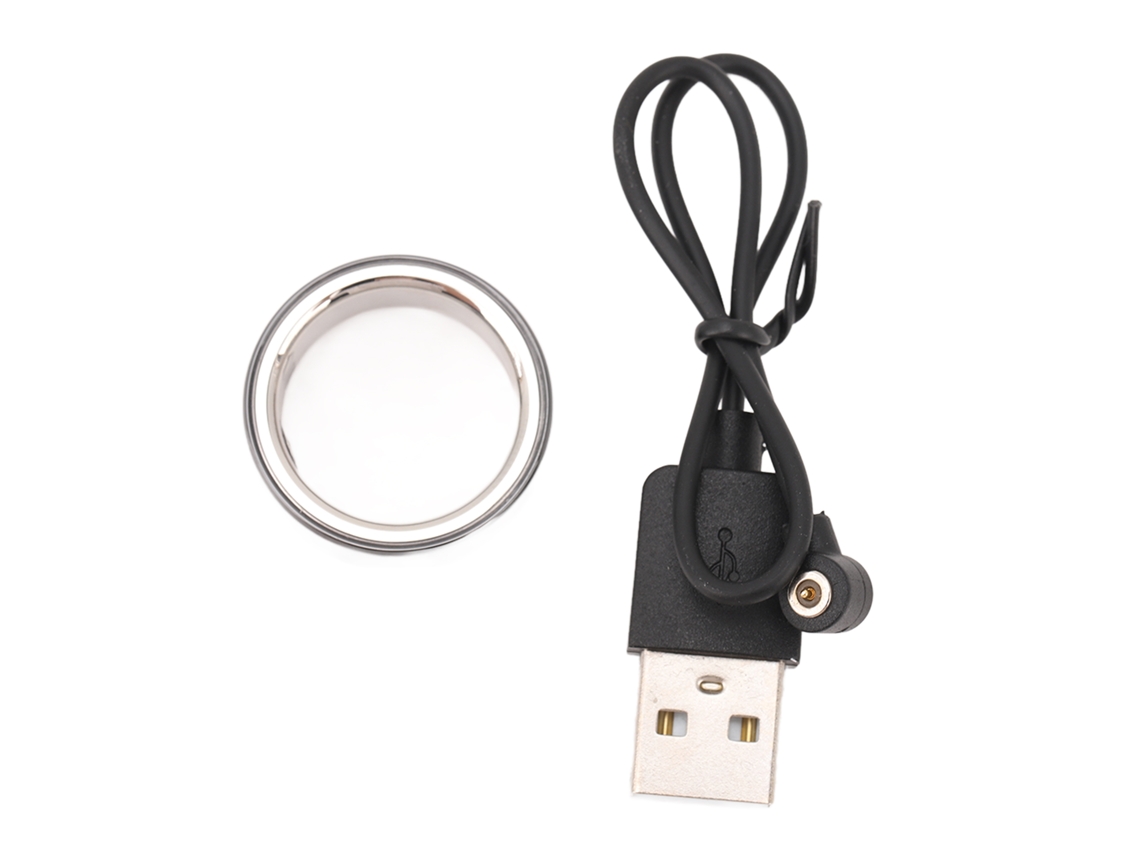 Anillo Inteligente Impermeable, Ligero Y Multifuncional Para Monitorizar El Sueño Y El Deporte, Para Hombres Y Mujeres, Talla 18, Color Negro.