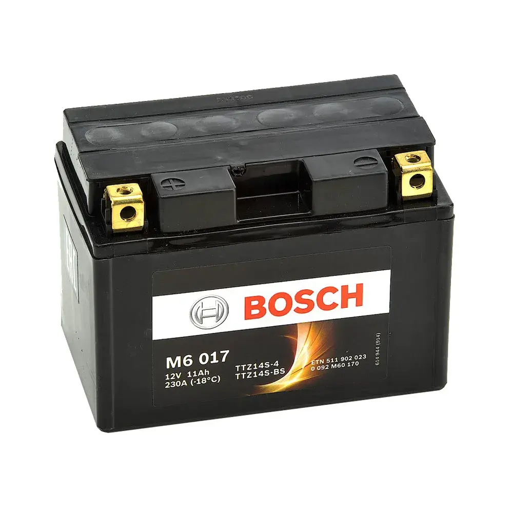 Batería de Moto 11Ah BOSCH M6017 AGM
