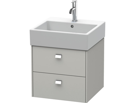 Mueble bajo encimera DURAVIT Brioso 48,4 x 45,9 cm 2 cajones incl. hueco para sifón y delantal para lavabo Vero Air 235050