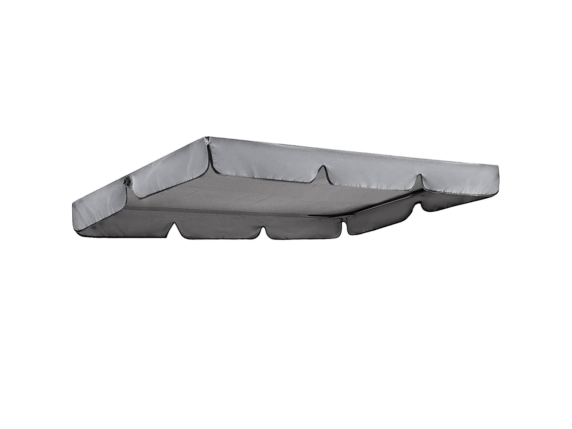 JILLIOPER Cubierta para columpio de exterior para muebles de patio, repuesto de toldo para columpio con protección contra la intemperie y diseño elegante, toldo