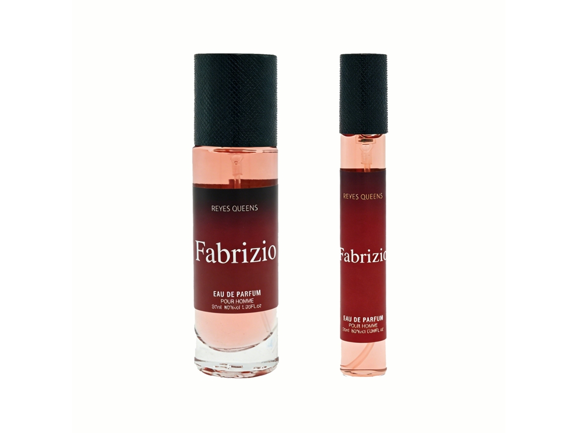 Agua De Perfume·reyes Queens·estuche Fabrizio 37 Ml + 20 Ml Para Hombre