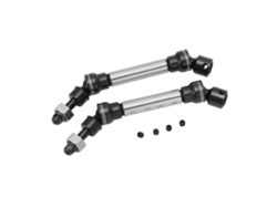 Kit De Ejes De Transmisión Delanteros Y Traseros De Aluminio Y Acero Rc Para Arrma 1/10 3s Senton Silver