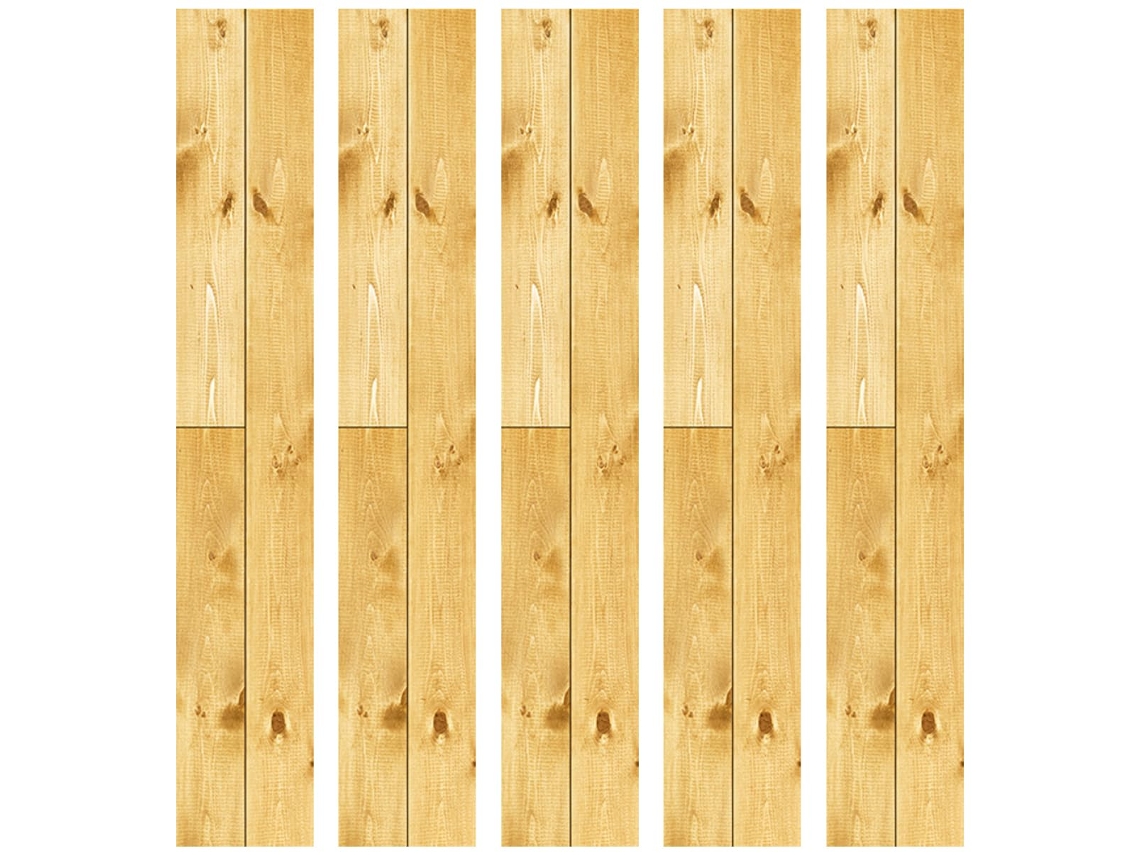 5 Piezas De Tablones De Suelo De Pvc Autoadhesivos Y Desmontables
