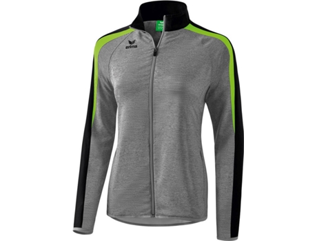 Chaqueta Presentación Mujer ERIMA Liga 2.0 (Gris, Negro y Verde - 48)