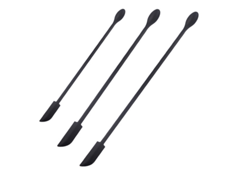 Juego De Raspadores De Silicona - Juego De 3 Raspadores Negros JEIIBRZUI