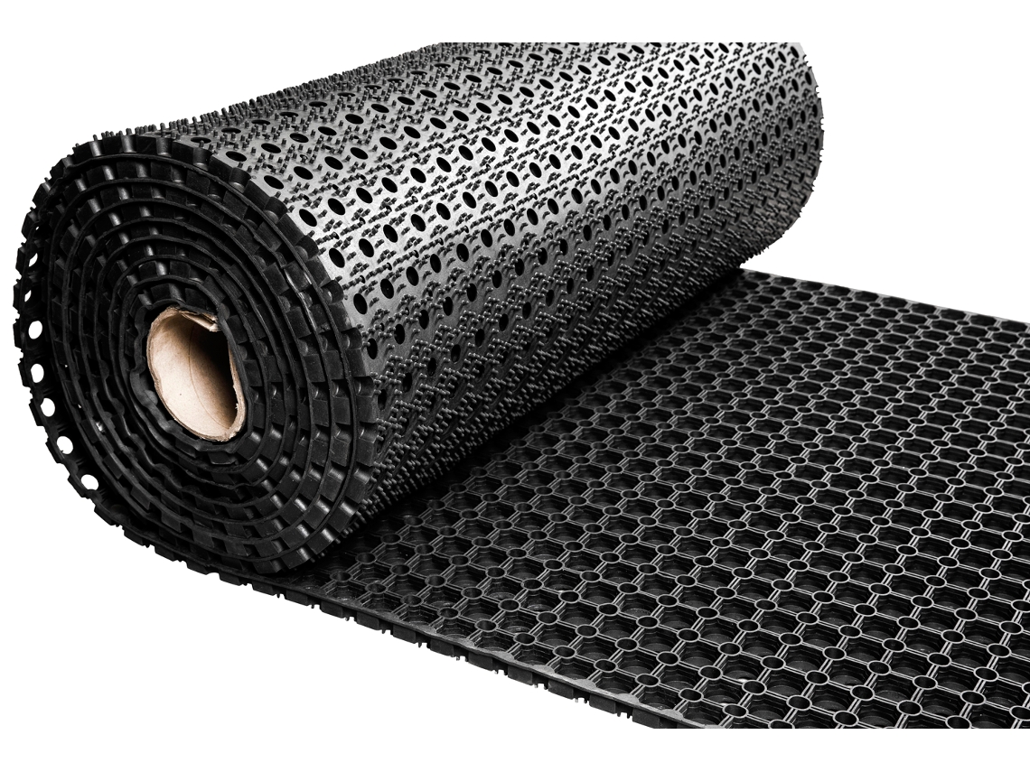 Alfombrilla de goma en rollo - Espesor 22 mm - Ancho 100 cm IVOL