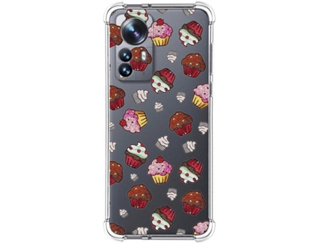 Carcasa para Xiaomi 12 Pro 5G TUMUNDOSMARTPHONE Dibujos Antigolpes Muffins Multicolor