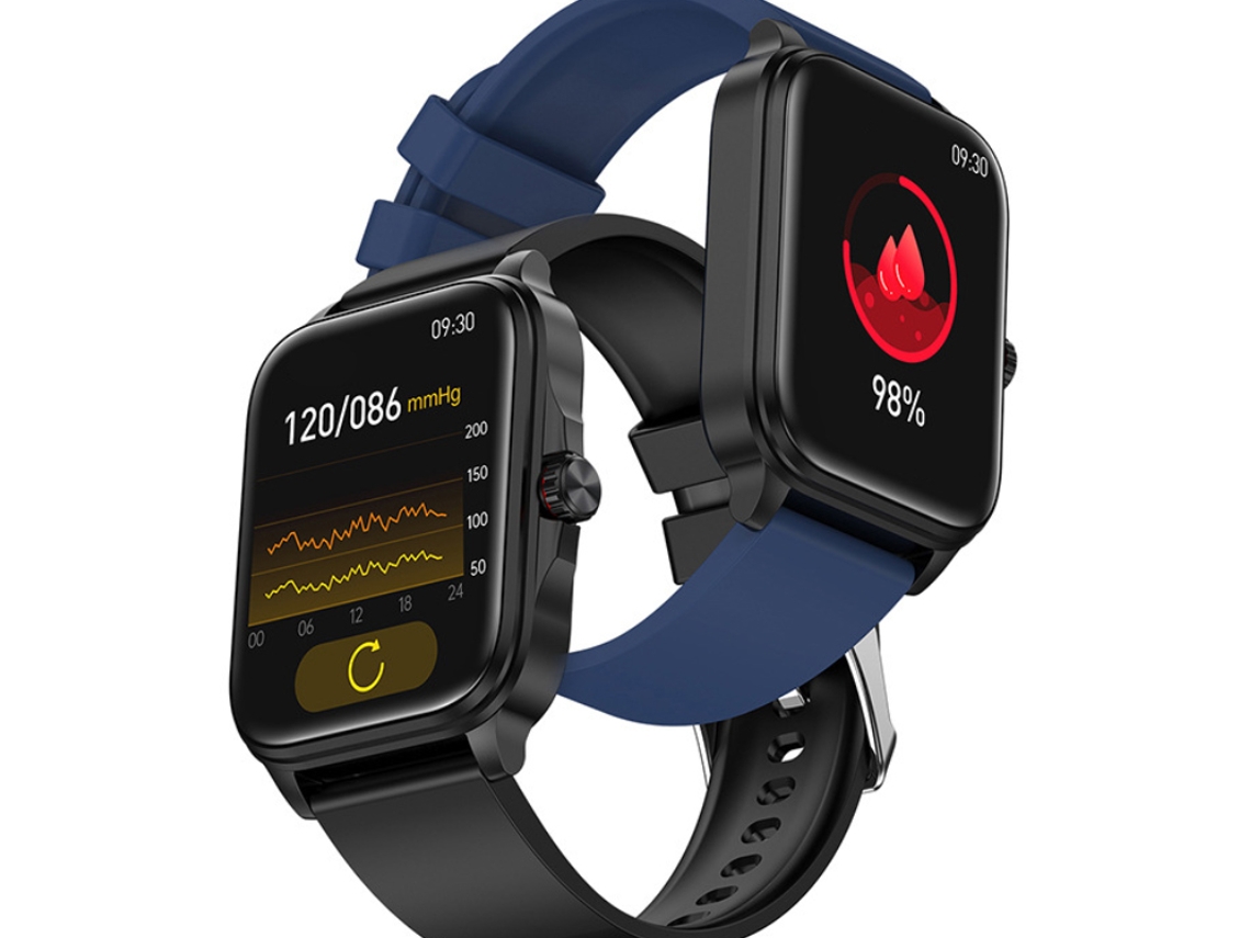 Smart Watch T90 Frecuencia cardíaca Oxígeno en sangre Llamada Bluetooth, Beige GODTVAGT