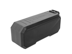 Altavoz Bluetooth inalámbrico IPX7 resistente al agua con flash y luz, altavoz estéreo de graves, gris claro Chennnls