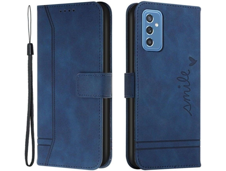 Funda Samsung Galaxy M52 5G HFS-HOUSE Cartera Azul