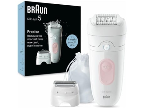 Depiladora BRAUN Silk Epil Series 5 5-030/ Con Batería/ 4 Accesorios