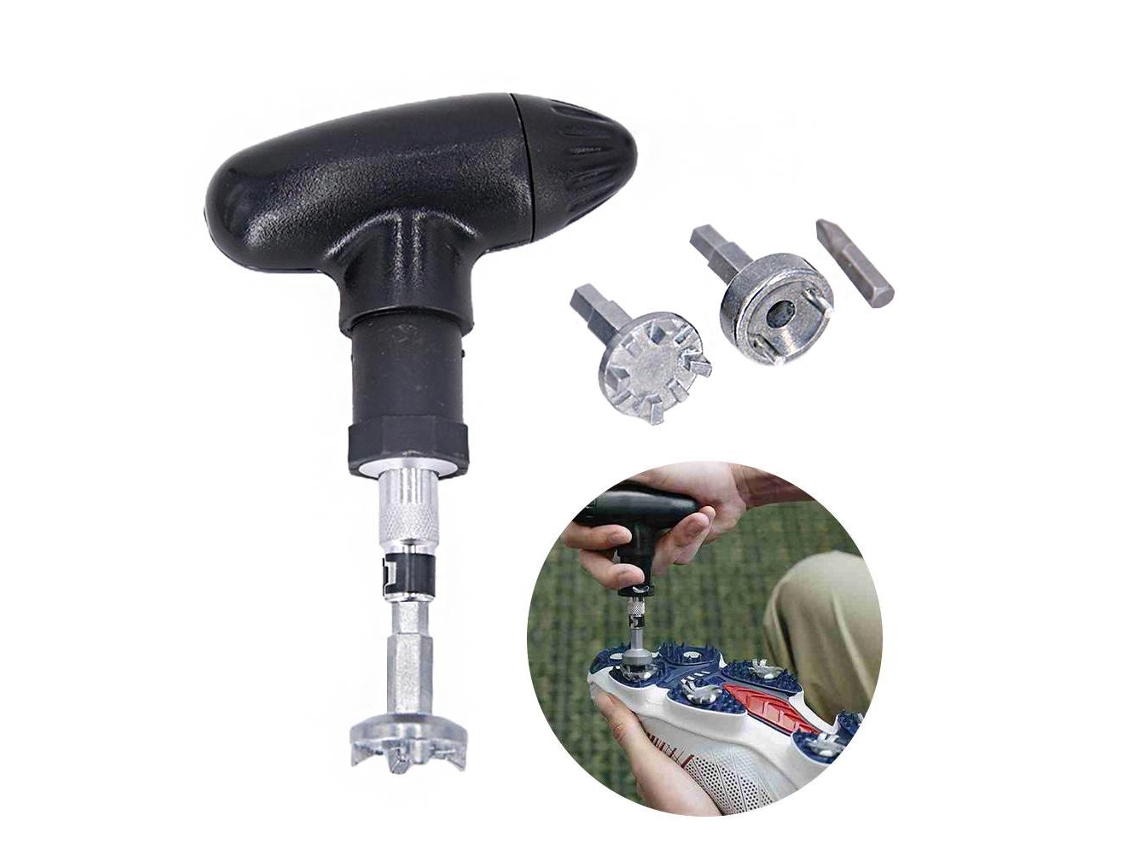 Vlrla-llave De Clavos Para Zapatos De Golf T-mango Herramienta Profesional Para Eliminar Clavos Accesorios De Golf