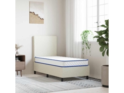 Colchón De Espuma Viscoelástica Blanco 80x160x17 Cm Suave